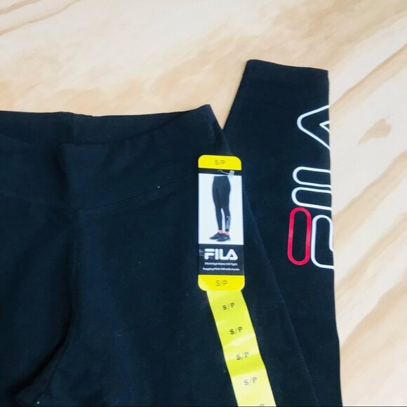 Fila Black and Red cotton tight leggings women in various Sizes - Picture 5 of 9